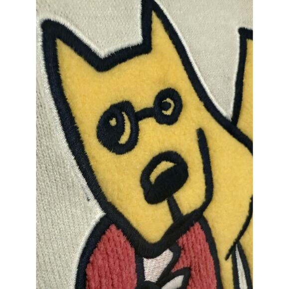 Life Is Good Ivory ‘Be My Valentine’ Dog Sweater~Sz Large~Embroidered~NWT - Picture 4 of 12